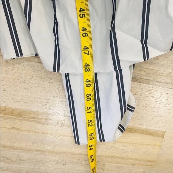 Theory striped tie back asymmetrical dress NEW - Picture 12 of 14